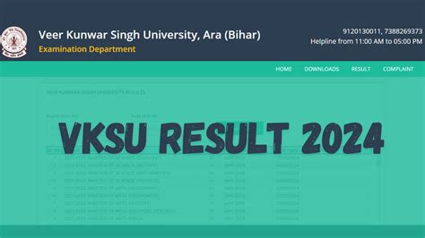 stresult.com 2024|VKSU.